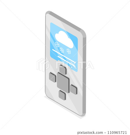 3D Isometric Flat Vector Illustration of HVACS Systems. Item 7 110965721