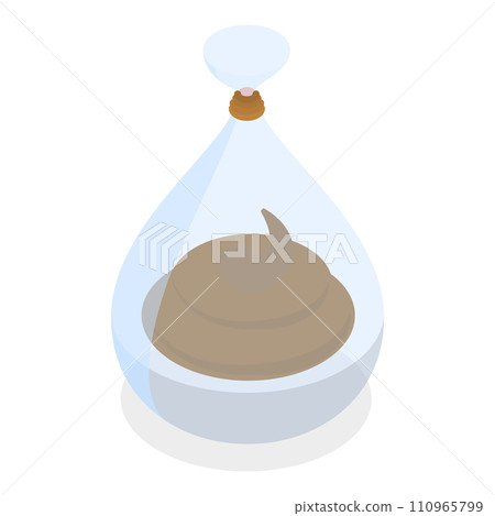 3D Isometric Flat Vector Illustration of Pet Care. Item 4 3D Isometric Flat Vector Illustration of Pet Care. Item 4 110965799