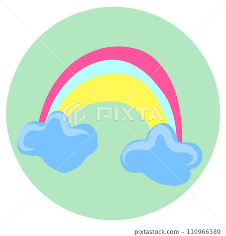 icon of cloud 110966389