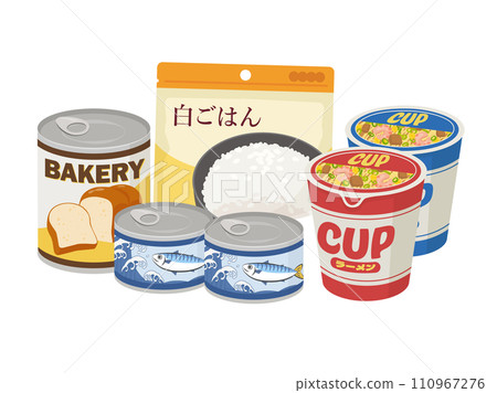 緊急食物的插圖 110967276