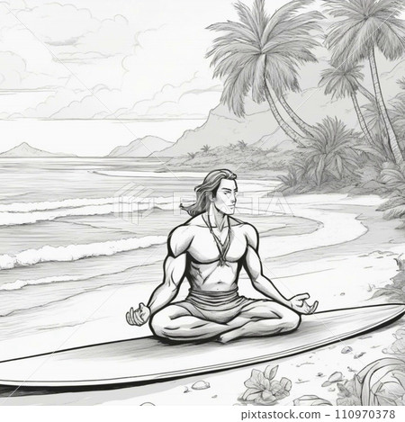 beach yoga beach yoga 110970378