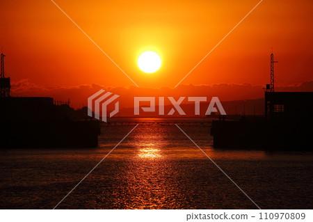 Omuta City, Miike Port, Route of Light, 110970809