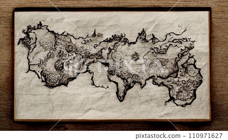 Map illustration Map illustration 110971627