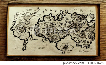Map illustration 110971628