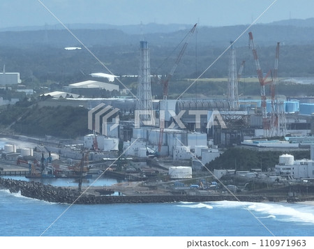 Historical memories seen from Futaba Town - Aerial view of the Fukushima Daiichi Nuclear Power Plant 2 Historical memories seen from Futaba Town - Aerial view of the Fukushima Daiichi Nuclear Power Plant 2 110971963