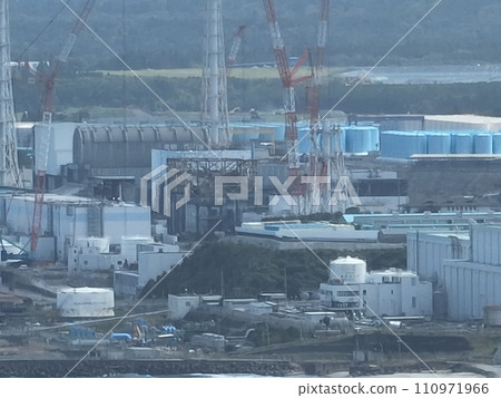 Historical memories seen from Futaba Town - Aerial view of the Fukushima Daiichi Nuclear Power Plant 4 Historical memories seen from Futaba Town - Aerial view of the Fukushima Daiichi Nuclear Power Plant 4 110971966