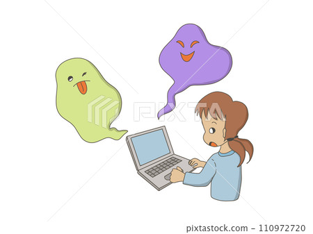 Children who know the dangers of the internet 110972720