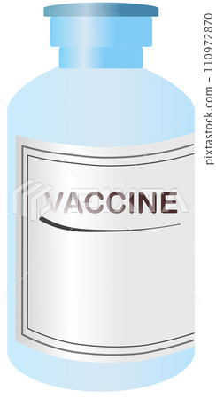 illustration of medical vaccine vial illustration of medical vaccine vial 110972870