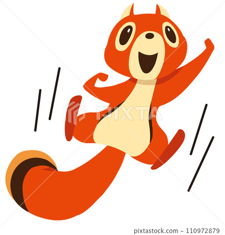 Hand-drawn cute squirrel character 13 (emotional guts pose) Hand-drawn cute squirrel character 13 (emotional guts pose) 110972879