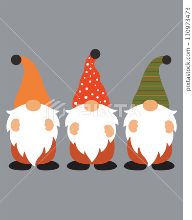 Fall Gnomes, Happy Fall, Thanksgiving Day, Happy Harvest, Vector Illustration File 110973473