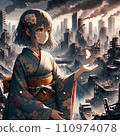 廢墟 x 和服 110974078