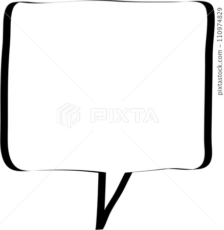 Black and white color arrow point speech bubble balloon, icon sticker memo keyword planner text box banner, flat png transparent element design Black and white color arrow point speech bubble balloon, icon sticker memo keyword planner text box banner, flat png transparent element design 110974829