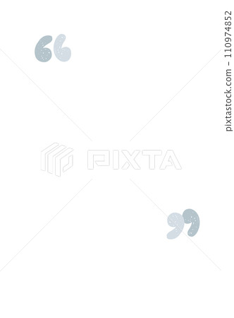 speech bubble balloon with quotation marks, icon sticker memo keyword planner text box banner, flat png transparent element design 110974852