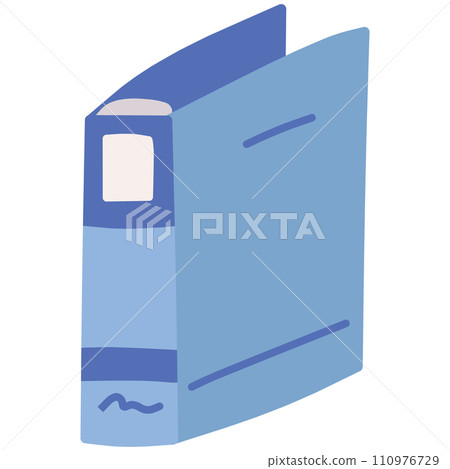 一個簡單的變形手繪活頁夾插圖 110976729