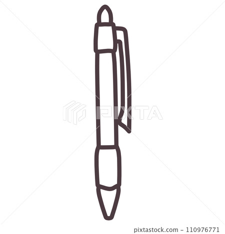 簡單變形手繪原子筆線描 110976771