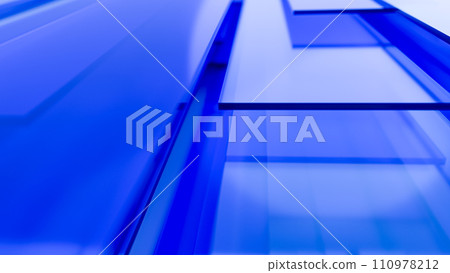 CG glass plate background material blue 110978212