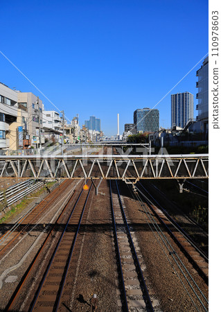 a Modern Metropolitan Cityscape with Skyscrapers, japan Nov 29 2023 110978603