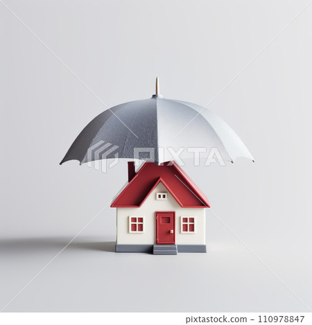 House under the umbrella protection, insurance and Real estate concept House under the umbrella protection, insurance and Real estate concept 110978847