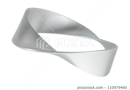 Metallic Moebius Strip, 3D rendering Metallic Moebius Strip, 3D rendering 110979460