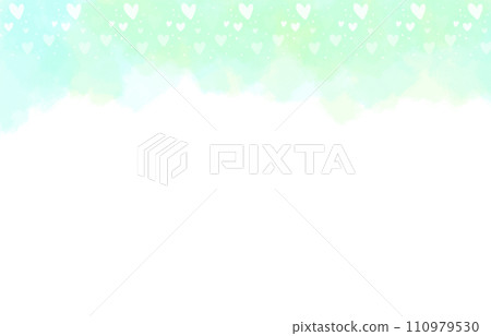 frame, watercolor, heart 110979530