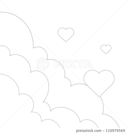 cloud, heart, background 110979569