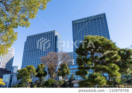 Skyscrapers in Tokyo, Japan. 110979708