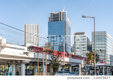 [Kanagawa Prefecture] Urban scenery in front of Kawasaki Station 110979877