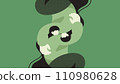 Love Myself, Woman hugging Herself to show Self-love Flat Vector Illustration Concept 110980628