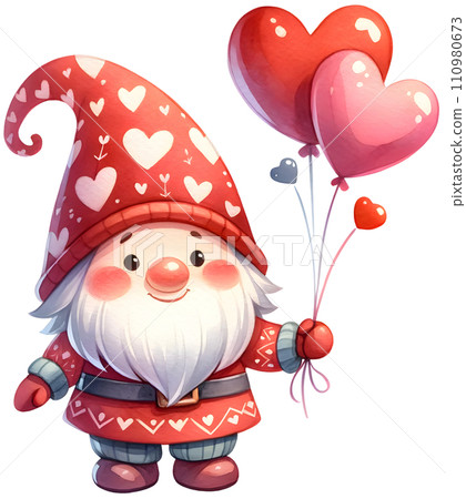 Valentine gnome 110980673