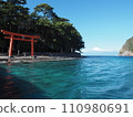 Moroguchi Shrine Torii and Mt. Fuji in Toda, Nishiizu 110980691