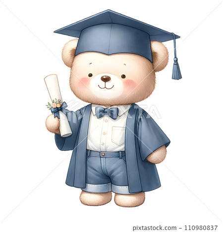Graduated Teddy bear 110980837