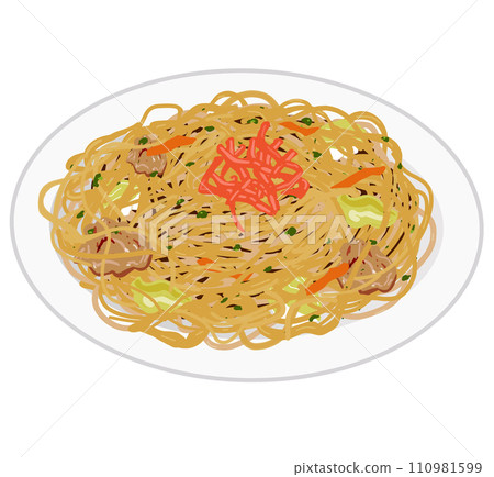 Fried noodles  110981599