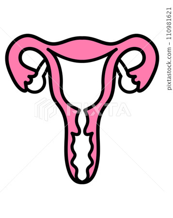 簡單的子宮圖標 簡單的子宮圖標 110981621