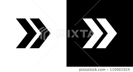 箭頭箭頭圖標 110981924