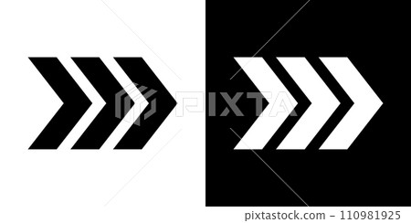 箭頭箭頭圖標 110981925