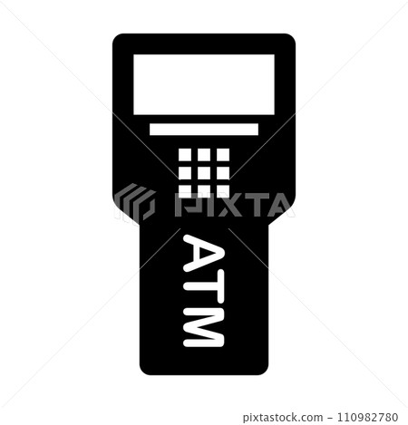 ATM machine icon ATM machine icon 110982780