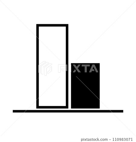 Alignment icons vector Alignment icons vector 110983071