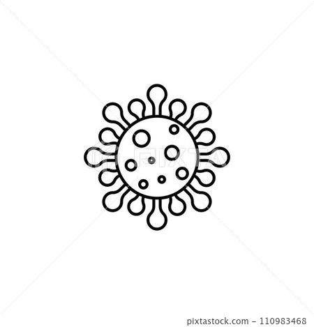corona virus icon corona virus icon 110983468