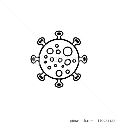 corona virus icon corona virus icon 110983488
