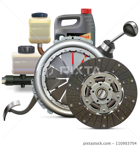 Vector Car Clutch System Diagnostic Concept 110983704