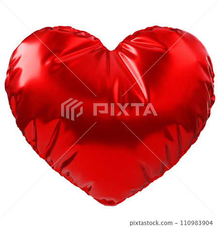 3D Red Balloon Heart 3D Red Balloon Heart 110983904