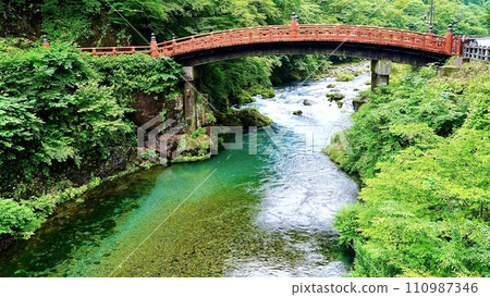 新橋,日光東照宮前的紅色橋樑 新橋,日光東照宮前的紅色橋樑 110987346