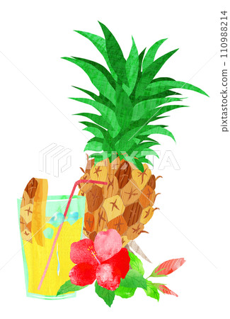 我想在寒冷的天喝熱帶果汁。 110988214