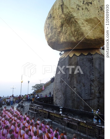 Golden Rock Myanmar Kyaiktiyo 110989930