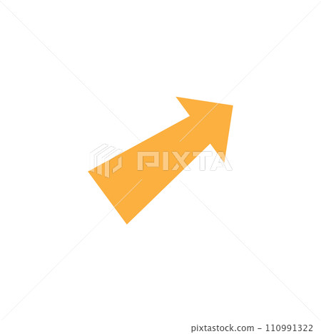 Arrow illustration logo icon Arrow illustration logo icon 110991322