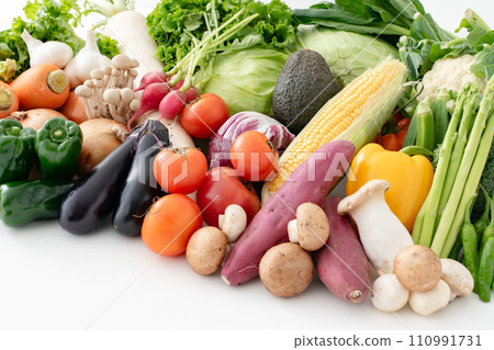 Vegetables collection agricultural products 110991731
