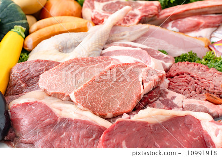 Raw meat collection Raw meat collection 110991918