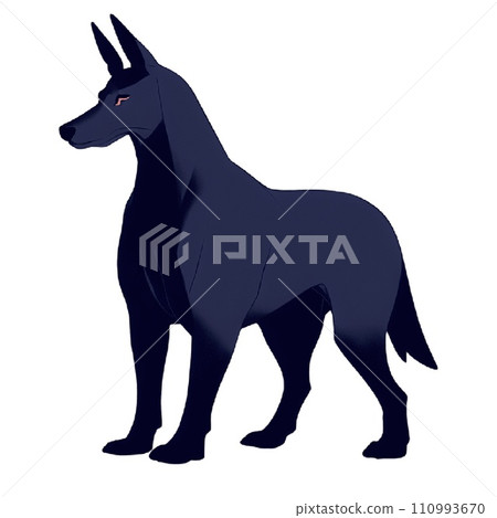 短毛獵犬的例證 110993670