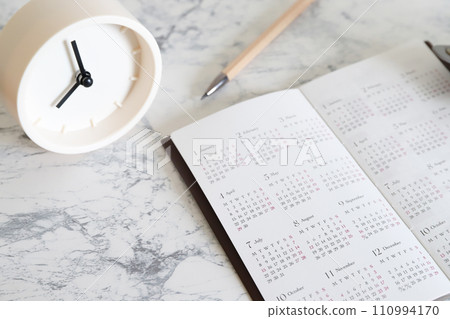 年度日曆時間表圖像 年度日曆時間表圖像 110994170