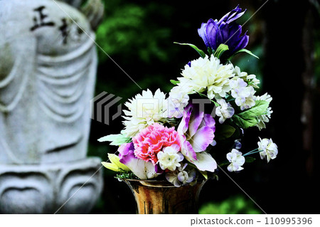 Offering Buddha flower Offering Buddha flower 110995396